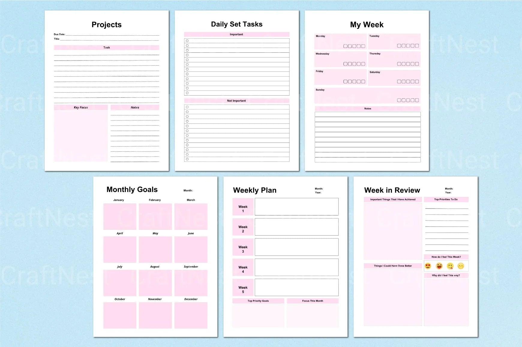 Girl Boss Workbook: Empower Your Journey - CraftNest - Digital Crafting and Art