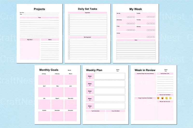 Girl Boss Workbook: Empower Your Journey - CraftNest - Digital Crafting and Art