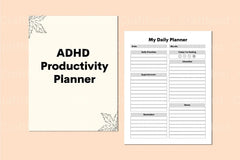 ADHD Productivity Planner - CraftNest - Digital Crafting and Art