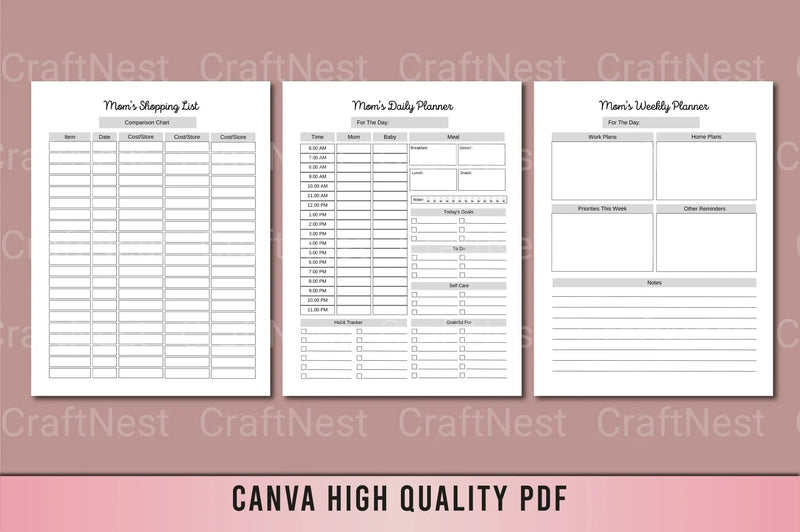 Ultimate Mom Planner for Busy Moms - CraftNest - Digital Crafting and Art