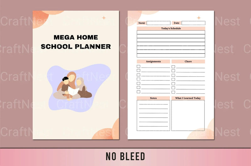 Mega Homeschool Planner - CraftNest - Digital Crafting and Art