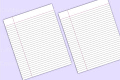 College Ruled Composition Notebook - CraftNest - Digital Crafting and Art