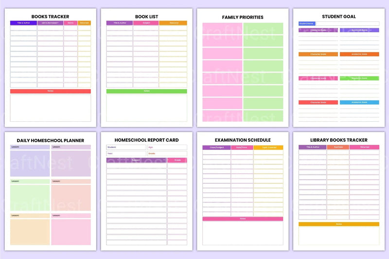 Mega Homeschool Planner 2023 - CraftNest - Digital Crafting and Art