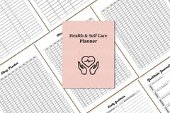 Health Self-Care Planner - CraftNest - Digital Crafting and Art