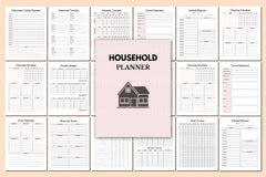 Household Planner for Efficient Home Management - CraftNest - Digital Crafting and Art