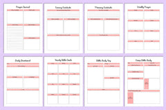 Prayer Devotional Planner for Spiritual Growth - CraftNest - Digital Crafting and Art