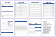 Mental Health Planner for Wellness and Self-Care - CraftNest - Digital Crafting and Art