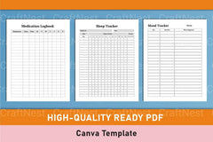 ADHD Planner Canva Template for Effective Organization - CraftNest - Digital Crafting and Art