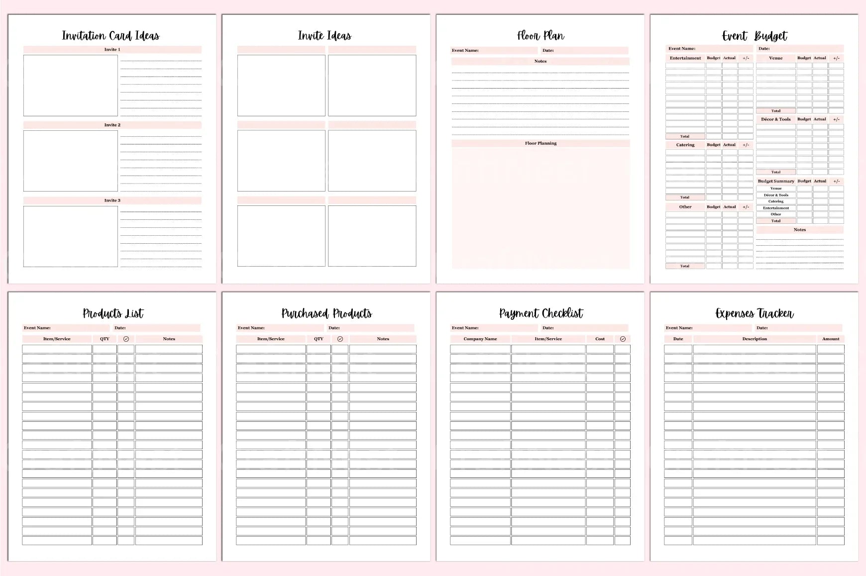 Event Party Planner - CraftNest - Digital Crafting and Art