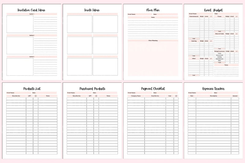 Event Party Planner - CraftNest - Digital Crafting and Art