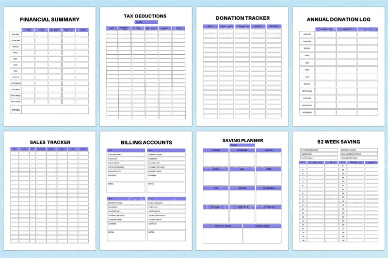 Budget Financial Planner - CraftNest - Digital Crafting and Art