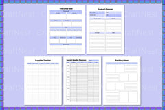 Craft Handmade Business Planner - CraftNest - Digital Crafting and Art