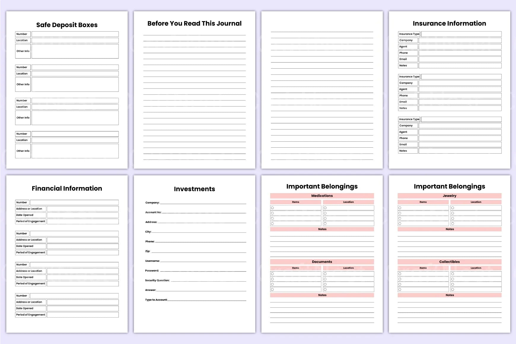End of Life Planner Guide - CraftNest - Digital Crafting and Art