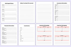 End of Life Planner Guide - CraftNest - Digital Crafting and Art