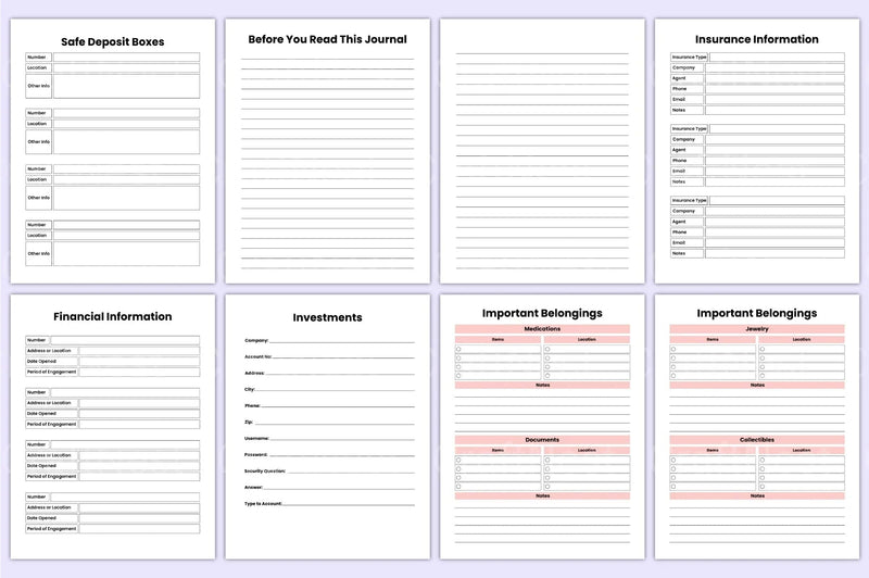End of Life Planner Guide - CraftNest - Digital Crafting and Art