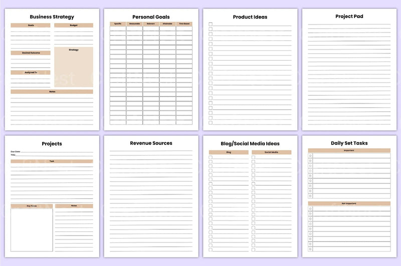 Side Hustle Workbook: Boost Your Income - CraftNest - Digital Crafting and Art