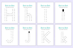 Alphabet Dot to Dot Worksheet for Kids - CraftNest - Digital Crafting and Art