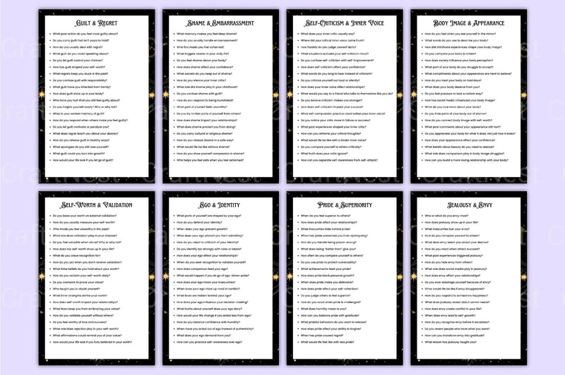 Shadow Work Prompts for Personal Growth - CraftNest - Digital Crafting and Art