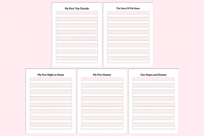 Baby Memory Book: Cherish Every Milestone - CraftNest - Digital Crafting and Art