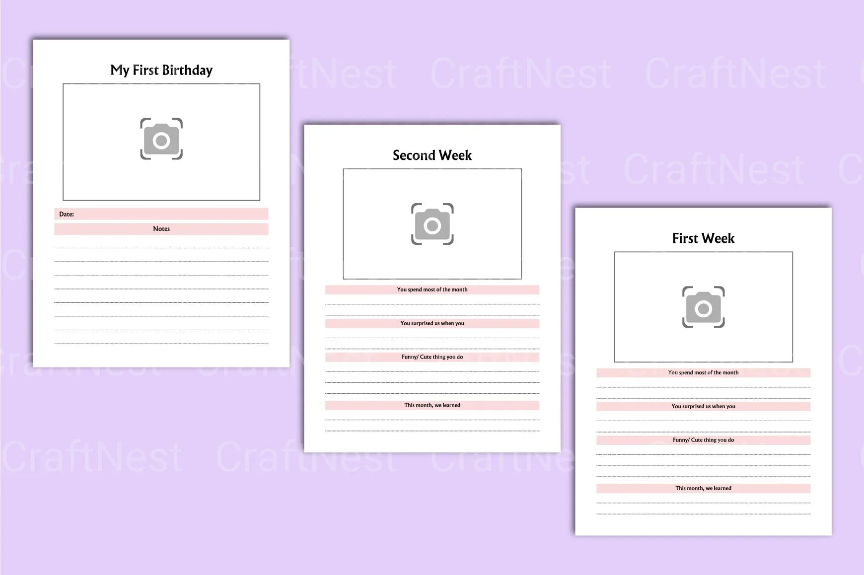 Baby Memory Shower Ideas - CraftNest - Digital Crafting and Art