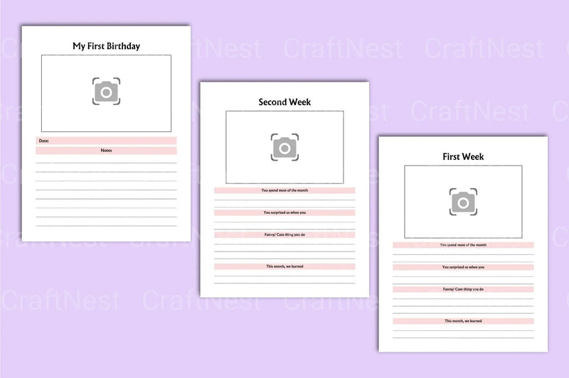 Baby Memory Shower Ideas - CraftNest - Digital Crafting and Art