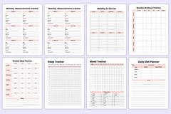 Weight Loss Planner for Effective Results - CraftNest - Digital Crafting and Art