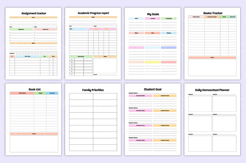 Home School Planner: Organize Your Homeschooling Effortlessly - CraftNest - Digital Crafting and Art