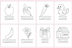 Alphabet Coloring Book for Kids - CraftNest - Digital Crafting and Art