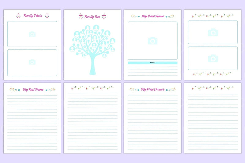 Baby Memory Book: First Year Keepsake - CraftNest - Digital Crafting and Art