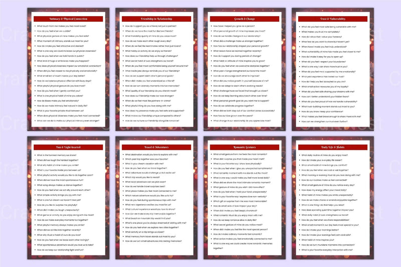 Couples Prompts Book for Deeper Connection - CraftNest - Digital Crafting and Art