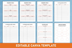 Wellness Planner Canva Interior Design - CraftNest - Digital Crafting and Art