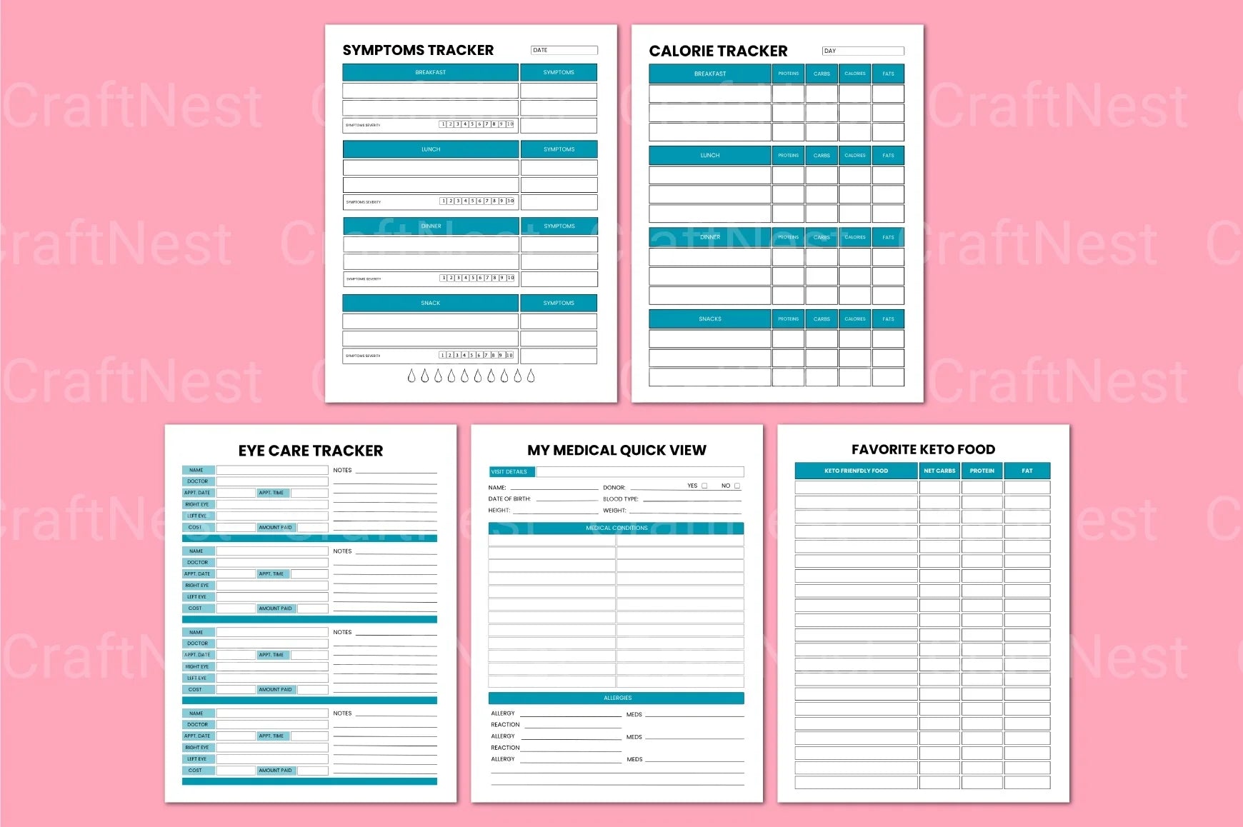 ADHD Progress Tracker - CraftNest - Digital Crafting and Art