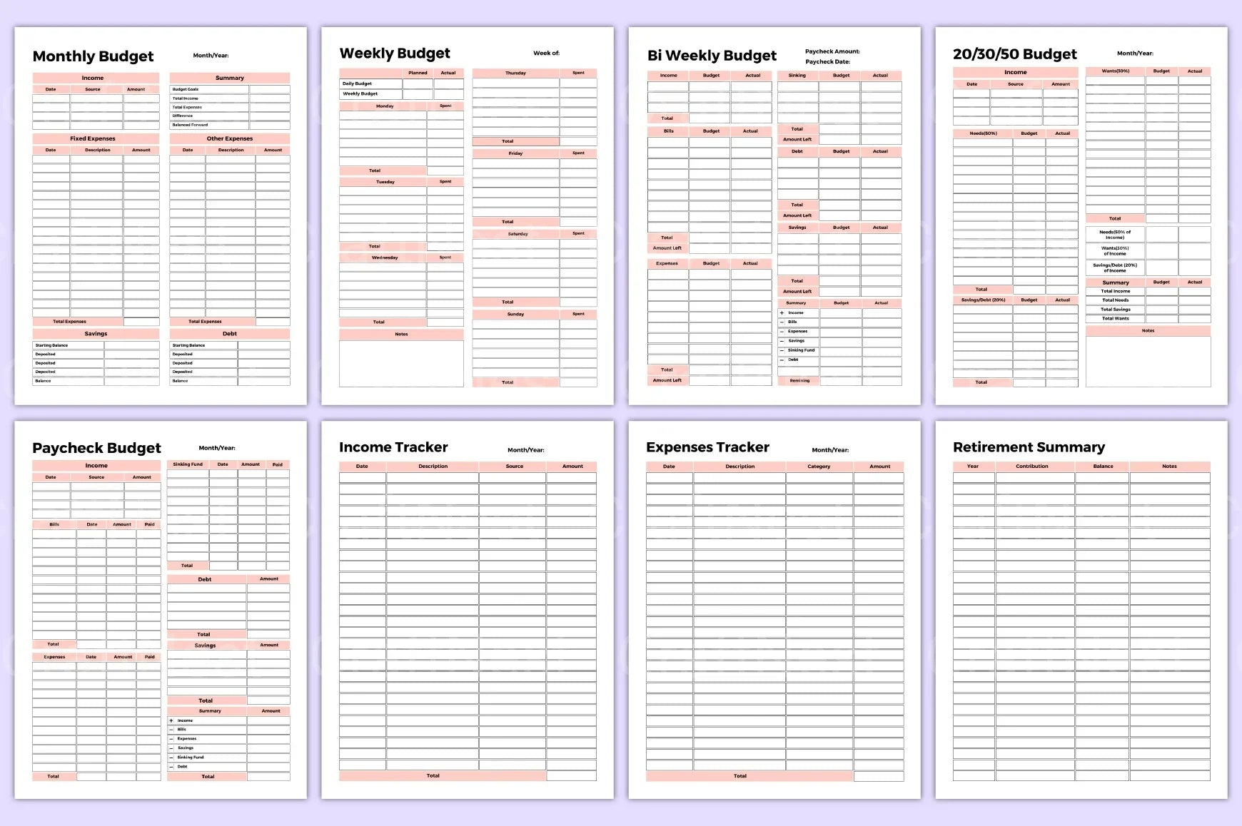 Mega Budget Planner - CraftNest - Digital Crafting and Art
