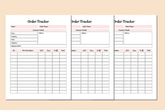 Order Tracker Planner  Bundle - CraftNest - Digital Crafting and Art