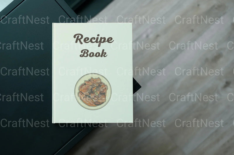 Recipe Book Design Template on Canva - CraftNest - Digital Crafting and Art