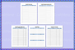 Craft Planner Template - CraftNest - Digital Crafting and Art