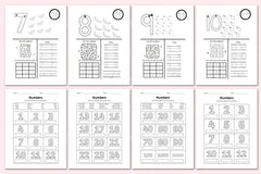Dot the Numbers Workbook for Kids - CraftNest - Digital Crafting and Art