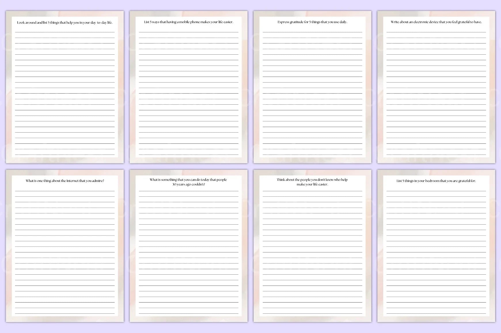 Gratitude Prompts for Daily Reflection - CraftNest - Digital Crafting and Art