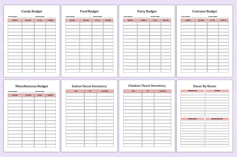 Halloween Planner Canva Template - CraftNest - Digital Crafting and Art