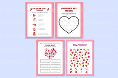 Valentine's Day Activity Book for Kids - CraftNest - Digital Crafting and Art