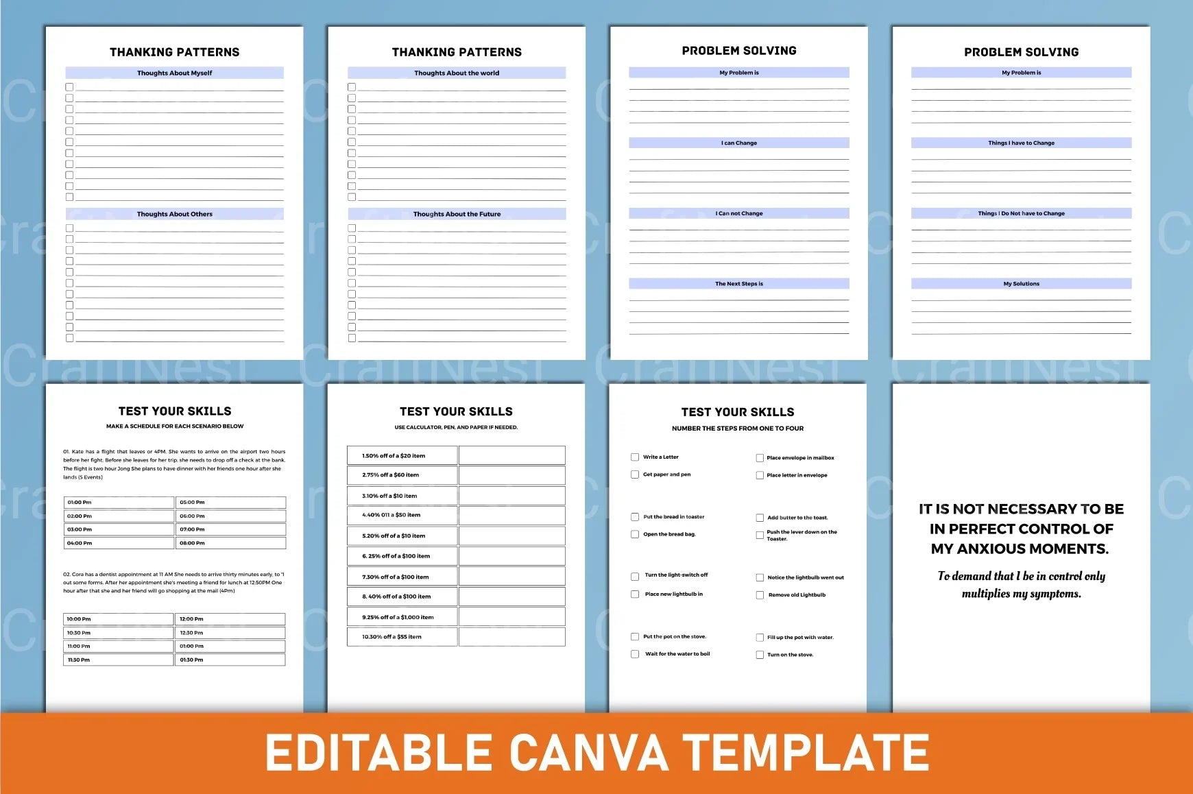Effective Problem Solving Planner - CraftNest - Digital Crafting and Art