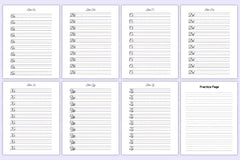 Cursive Handwriting Workbook for Kids - CraftNest - Digital Crafting and Art