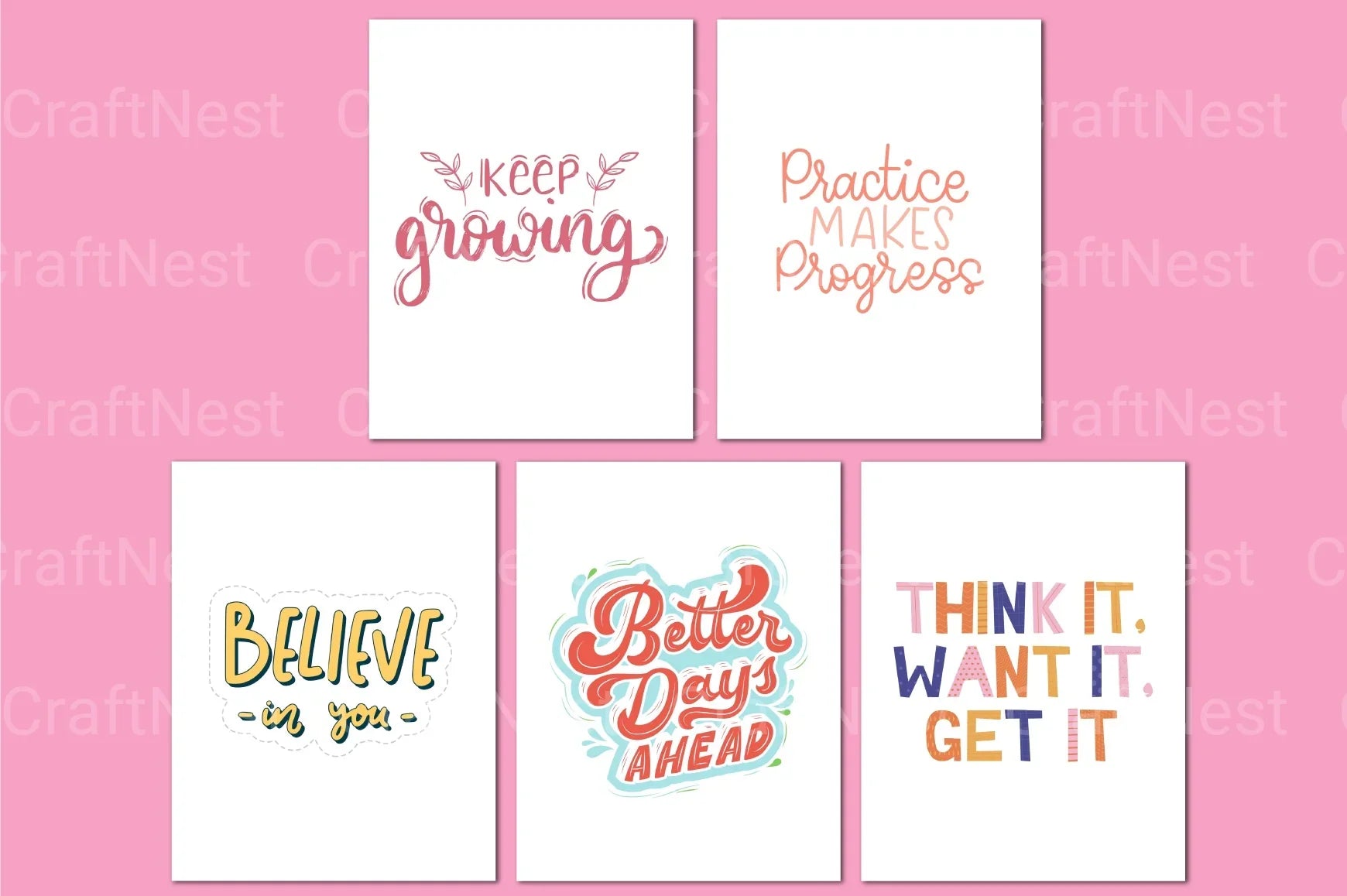 Kids Confidence and Positivity Affirmations - CraftNest - Digital Crafting and Art