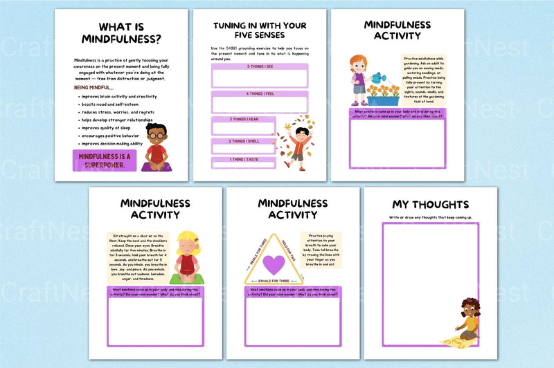 Mindfulness for Kids: A Guide to Calm and Focus - CraftNest - Digital Crafting and Art