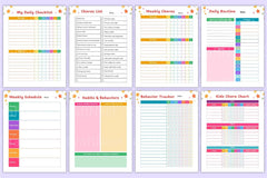 Kids Chore Chart for Task Management - CraftNest - Digital Crafting and Art