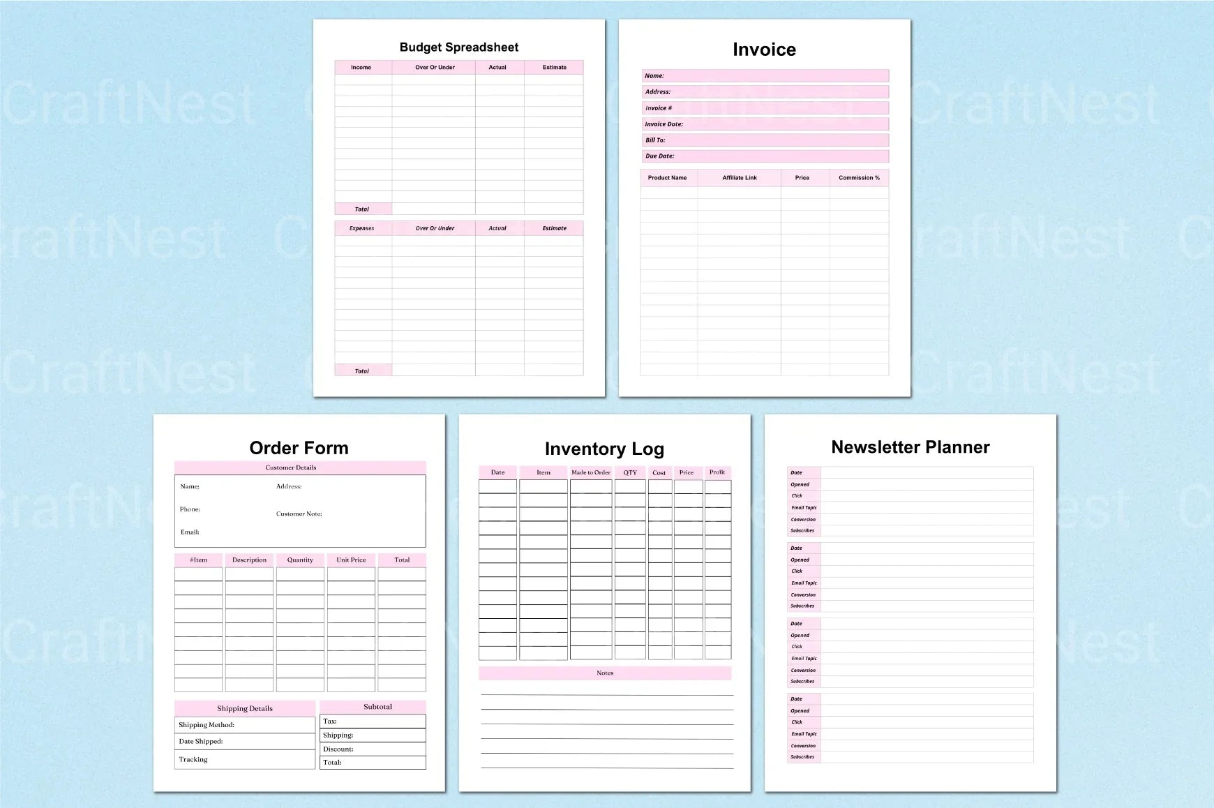 Girl Boss Workbook: Empower Your Journey - CraftNest - Digital Crafting and Art