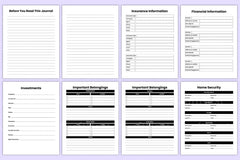 End of Life Planner Guide - CraftNest - Digital Crafting and Art