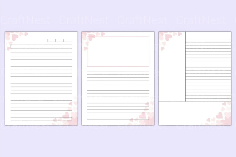 Valentine's Day Notebook - CraftNest - Digital Crafting and Art