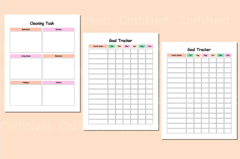 ADHD School Planner for Effective Organization - CraftNest - Digital Crafting and Art