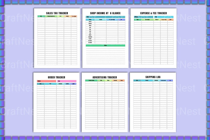 Online Business Planner - CraftNest - Digital Crafting and Art